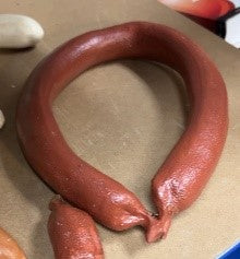 Sausage ring, lg, Kapner 2023